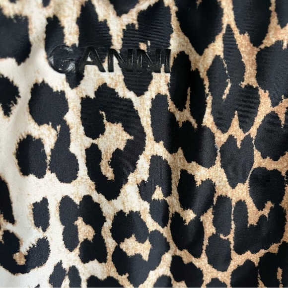 GANNI Savannah Leopard One Piece Swimsuit NWOT - Picture 6 of 12